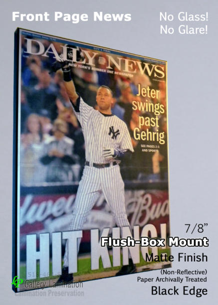 Favorite Player - Front Page News! Flush-Box mount!